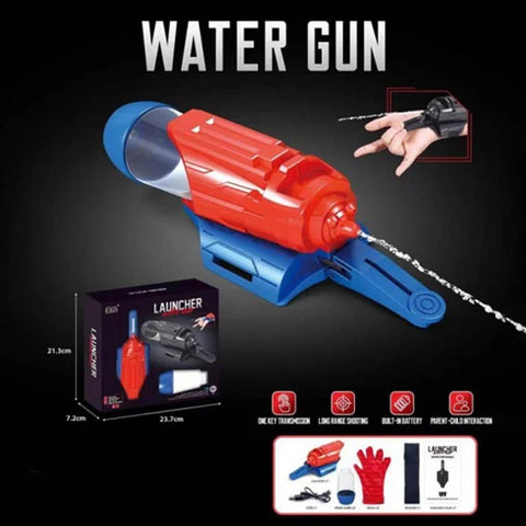 Spider web squirt toy