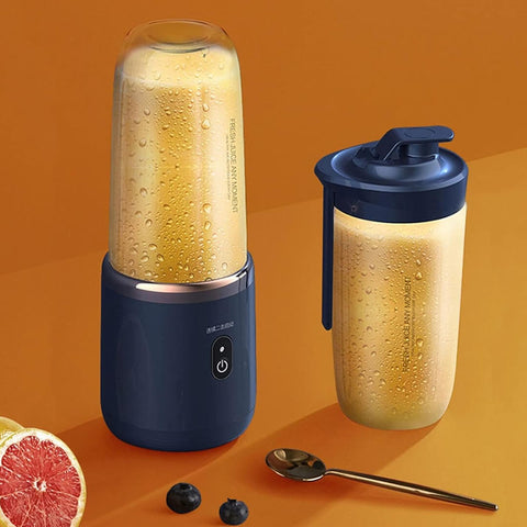 Portable USB Juicer 6 Blade With 500ml Glass