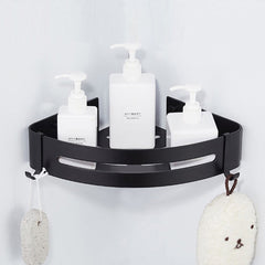 Bathroom Corner Shelf Organizer With Hook