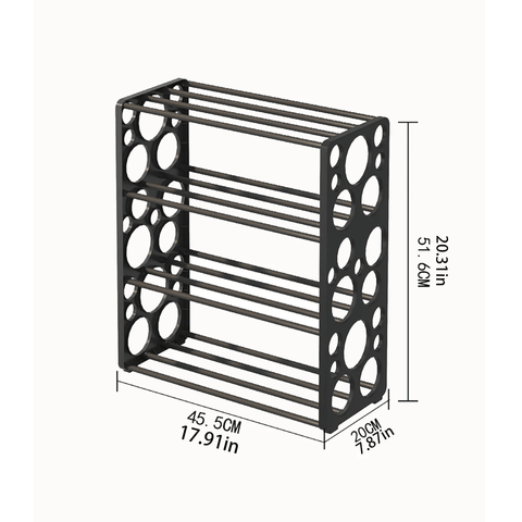 4 Layer Bubble Simple Shoe Rack