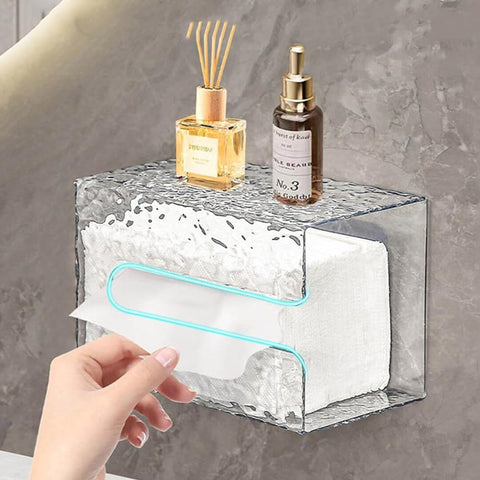 Wall Mounted Acrylic Tissue Box Holder