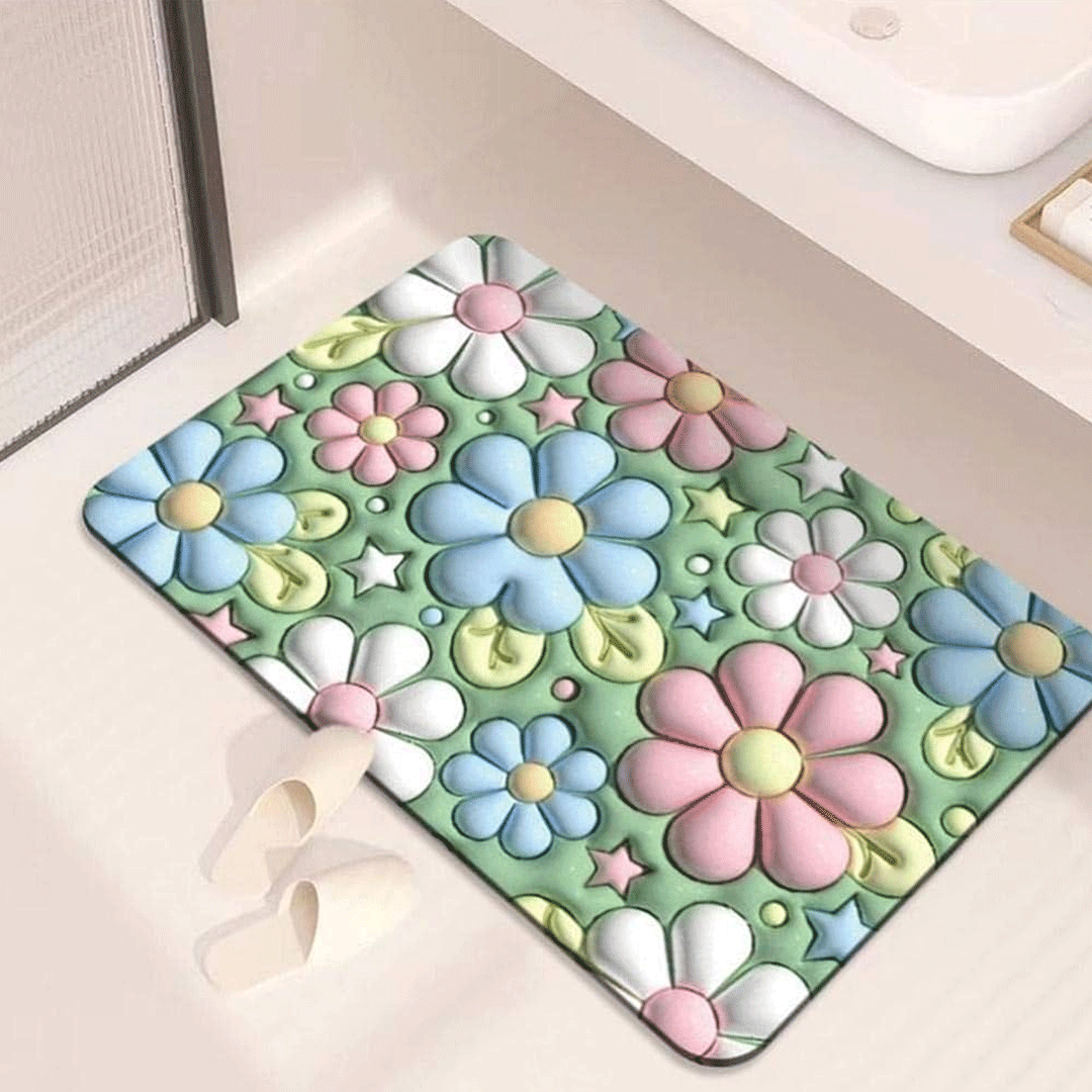 3D Stereo Bathroom Rug