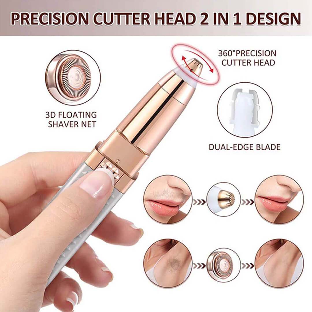 2 in 1 Facial & Eyebrow Trimmer