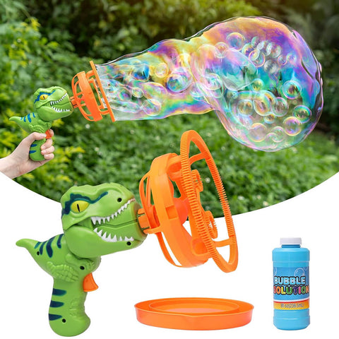 Electric Dinosaur Double Bubble Machine Gun