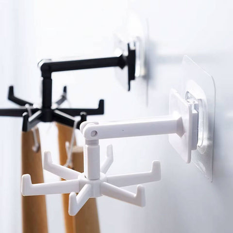 FlexHooks 6-Claw Rotating Storage Hooks ( Pack Of 02 )