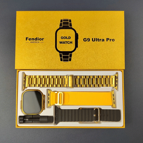 G9 Ultra Pro Smart Gold Watch