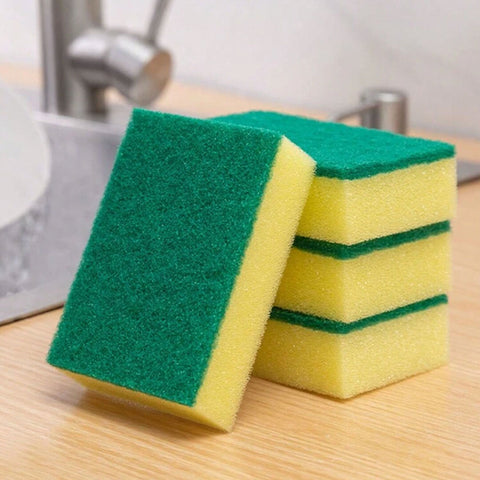 6-Pack Dual-Sided Dishwashing Sponge