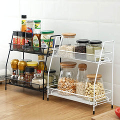 2 Layer Multi Purpose Iron Organizer Shelf