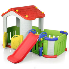 Kids Activity Playhouse with Slide