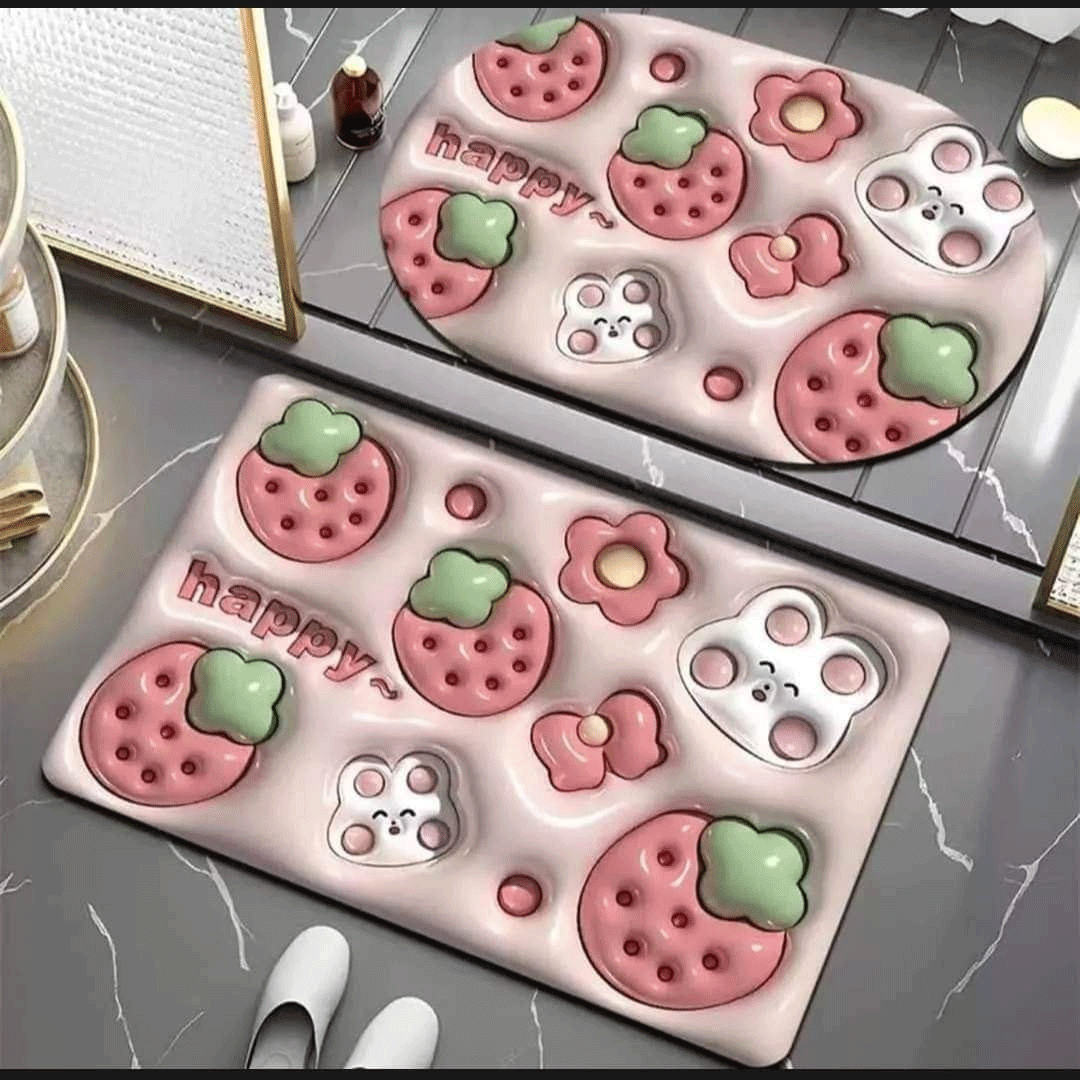 3D Stereo Bathroom Rug