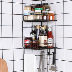 2 Layer Corner Storage Shelves