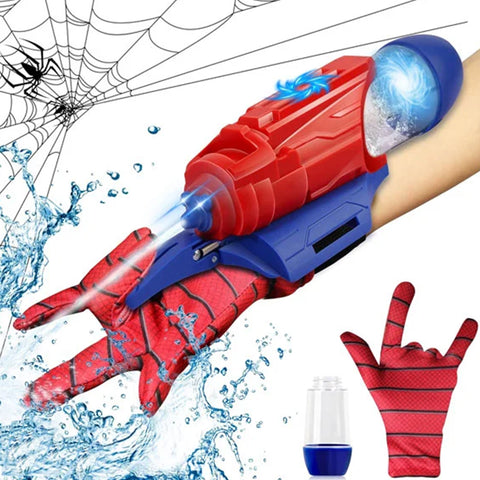 Spider web squirt toy