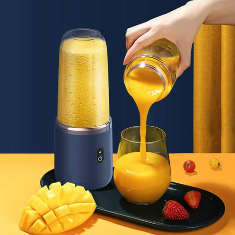 Portable USB Juicer 6 Blade With 500ml Glass