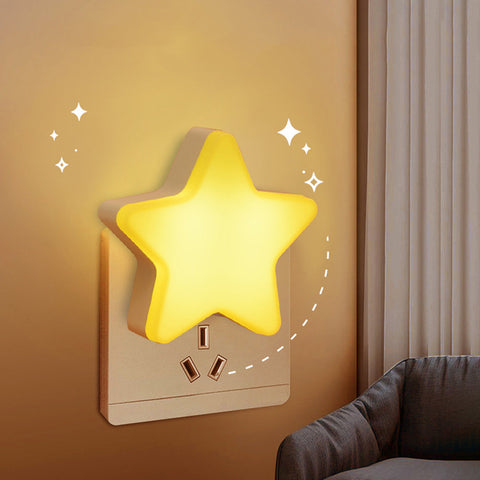 kids Star face Led Night Bulb
