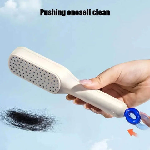 Self Cleaning Hair Brush for All Hair Types