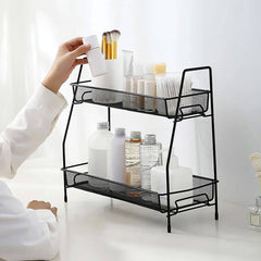 2 Layer Multi Purpose Iron Organizer Shelf