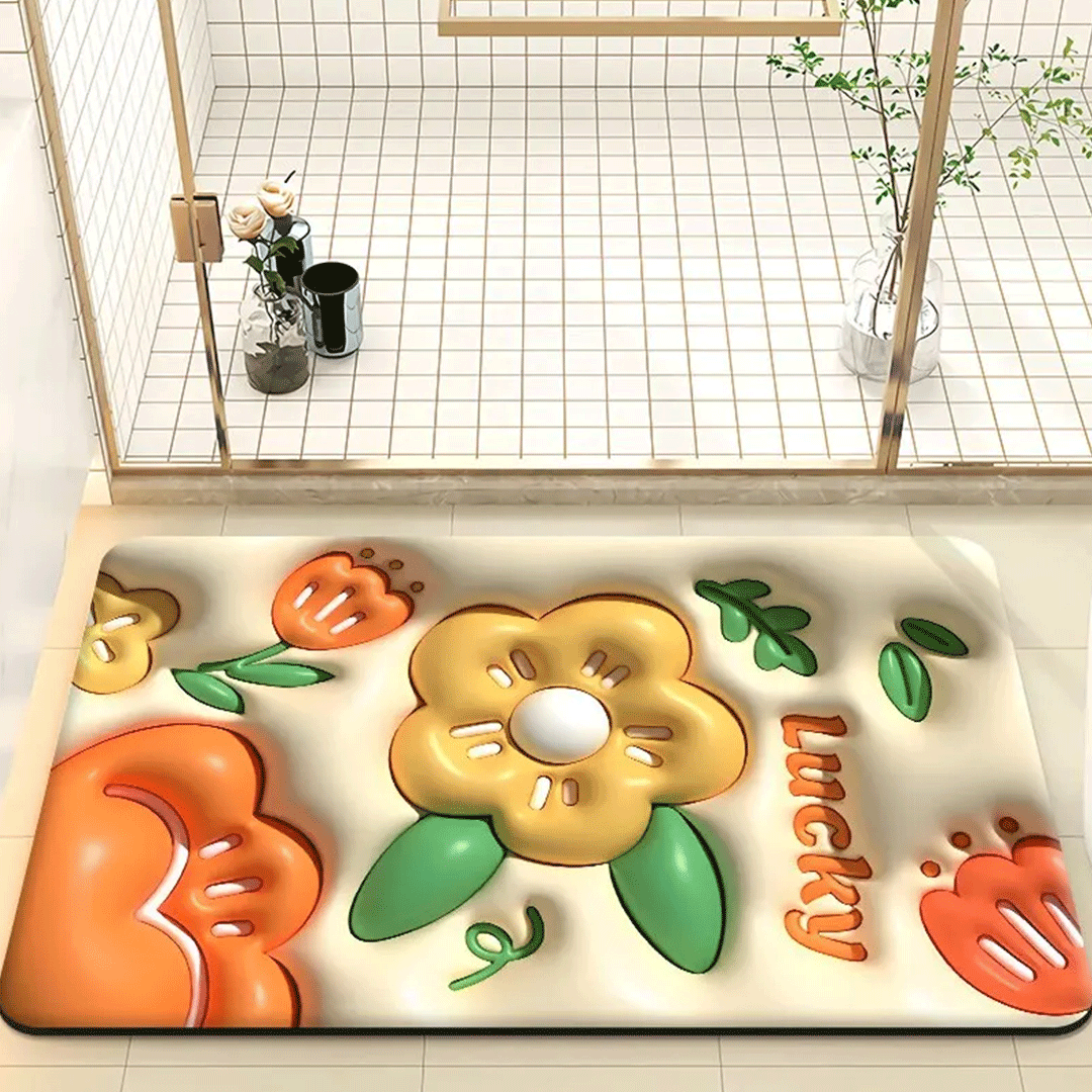 3D Stereo Bathroom Rug