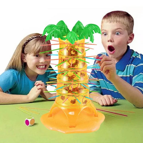 Mini Crazy Flipping Monkey Climbing Tower Game
