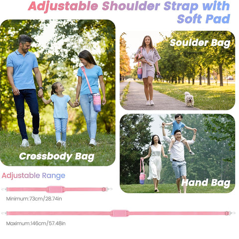 40 Oz Tumbler Carrier Bag with Shoulder Strap