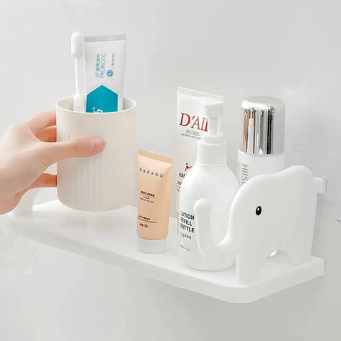 Wall Mounted Elephant Storage Rack