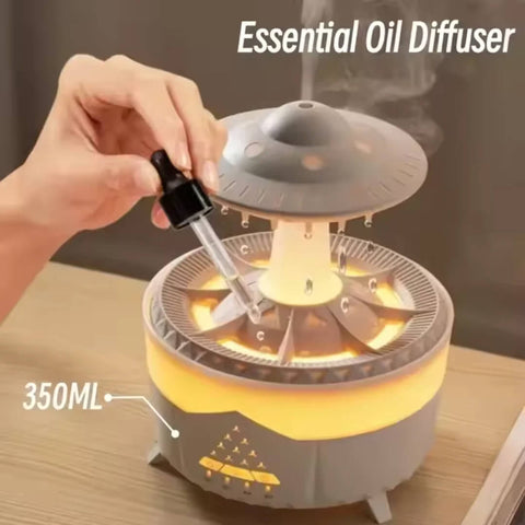 Rain Drop Flame Aroma Diffuser – 360ml