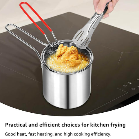 Deep Frying Pot Stainless Steel