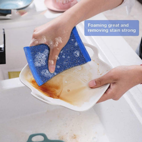 4pcs Soft Sponge Scrubber Pads