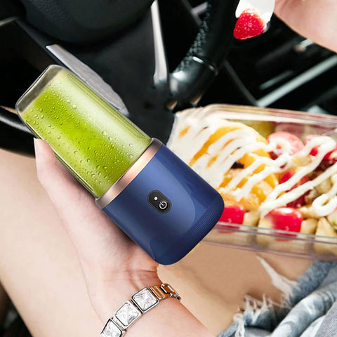 Portable USB Juicer 6 Blade With 500ml Glass