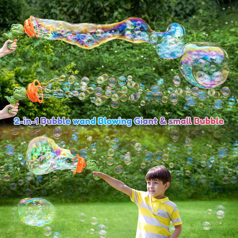 Electric Dinosaur Double Bubble Machine Gun