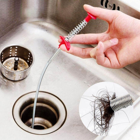 Sink Cleaning Tool Hair Blockage Remover (Pack of 2)
