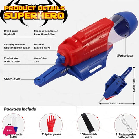 Spider web squirt toy