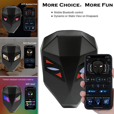 LED Eye Display Backpack