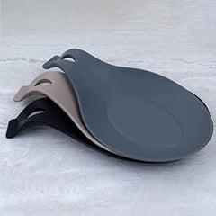 2 Pcs Silicone Food Grade Spoon Rest Set