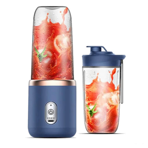 Portable USB Juicer 6 Blade With 500ml Glass