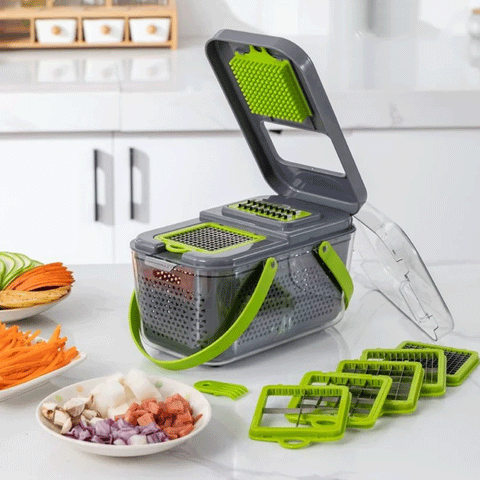 22-1 Vegetable Chopper Colander Basket Cutter