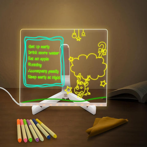 LED Glow Drawing Board for Kids