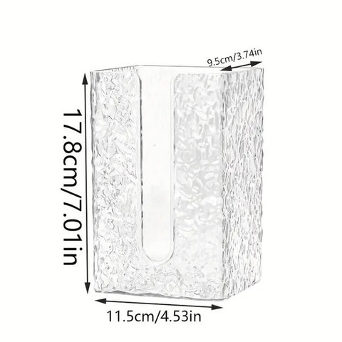 Wall Mounted Acrylic Tissue Box Holder