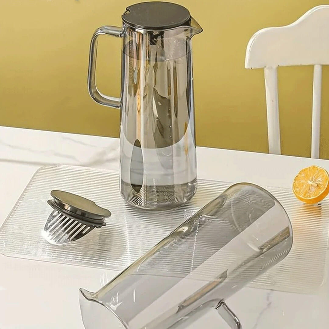 Heat Resistant Glass Water Jug (Premium Borosilicate)