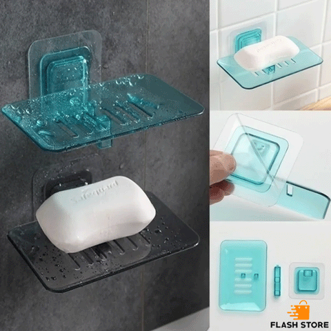 Creative Wall Mounted Crystal Soap Box