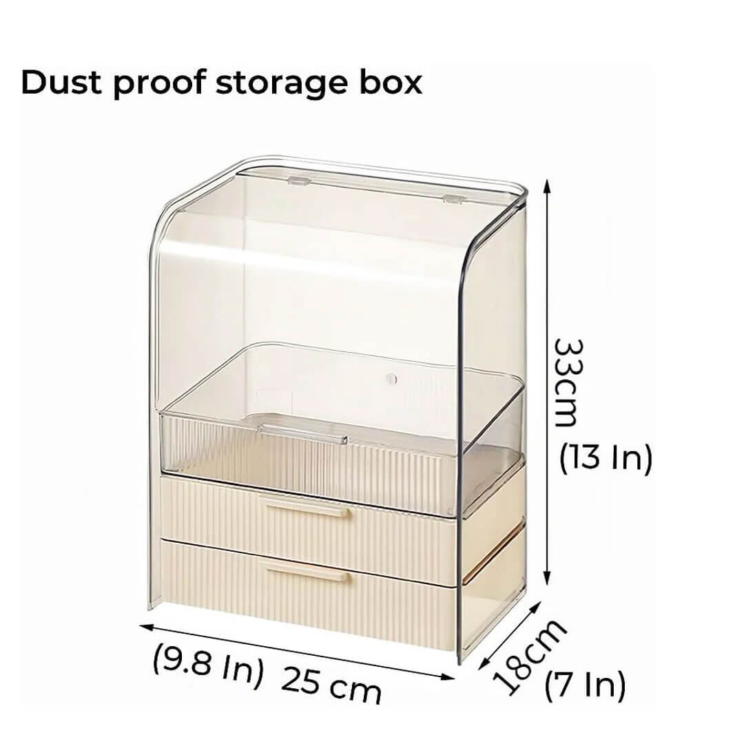 Dustproof Large Capacity Cosmetic Storage Box
