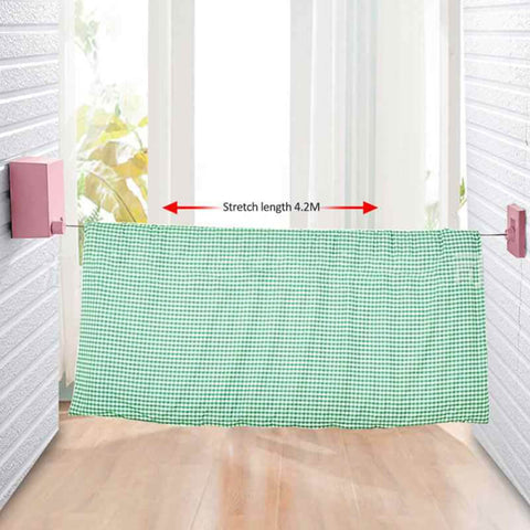 Telescopic Clothesline Wall Hanger