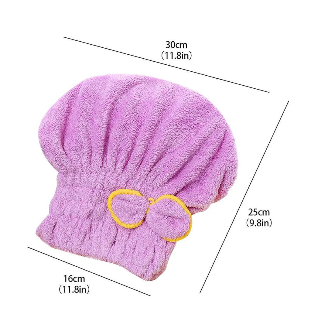 Dry Hair Drying Towel Cap