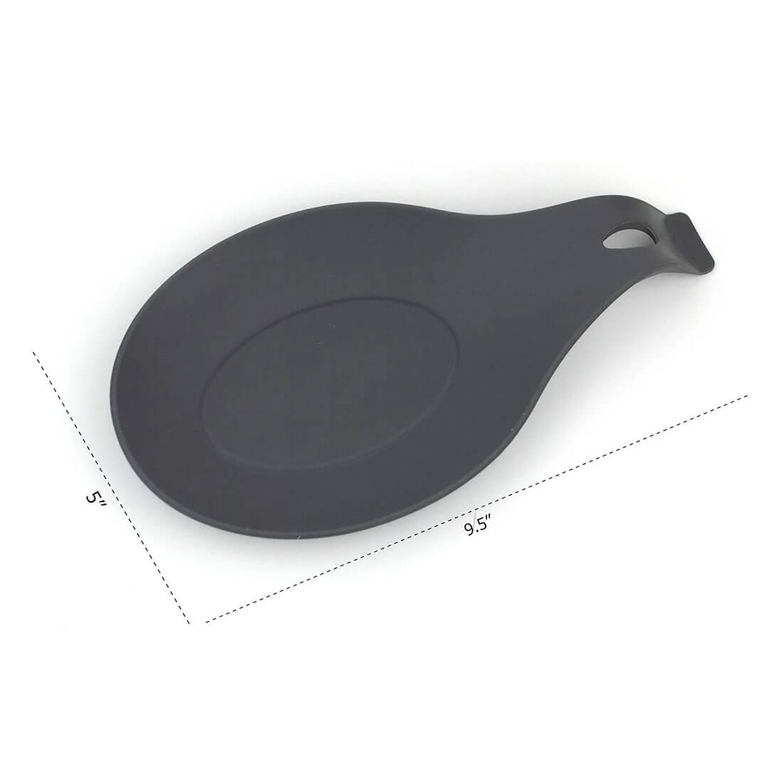 2 Pcs Silicone Food Grade Spoon Rest Set