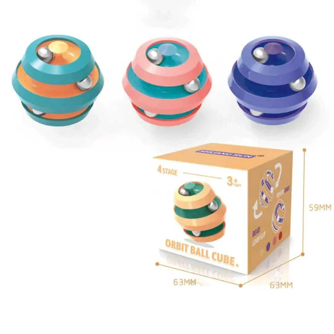 Rotating Marble Orbit Cube (Pack Of 02)