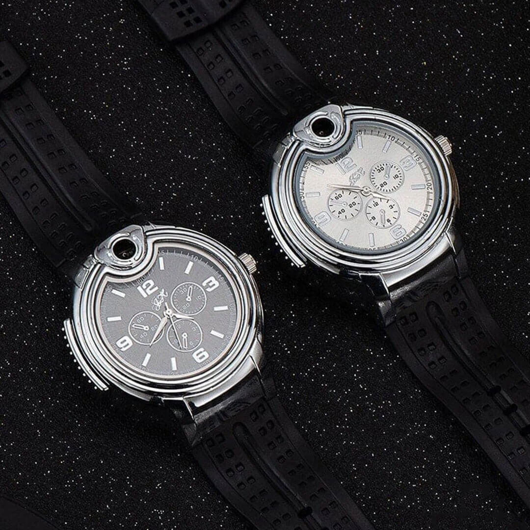 Wrist Watch Inflatable Lighter 2 in 1 Design