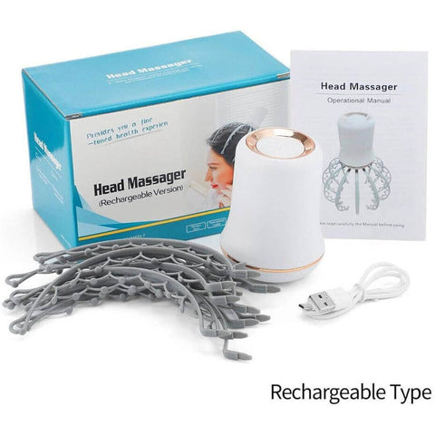 Portable Electric Octopus Scalp Massager with 12 Claws