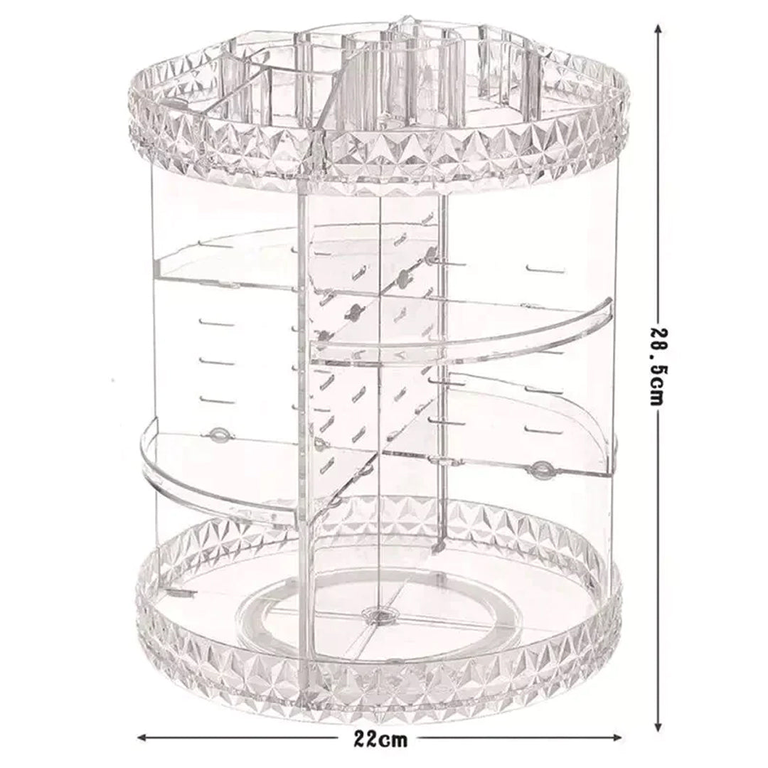 360 Rotating Cosmetic Makeup Organizer