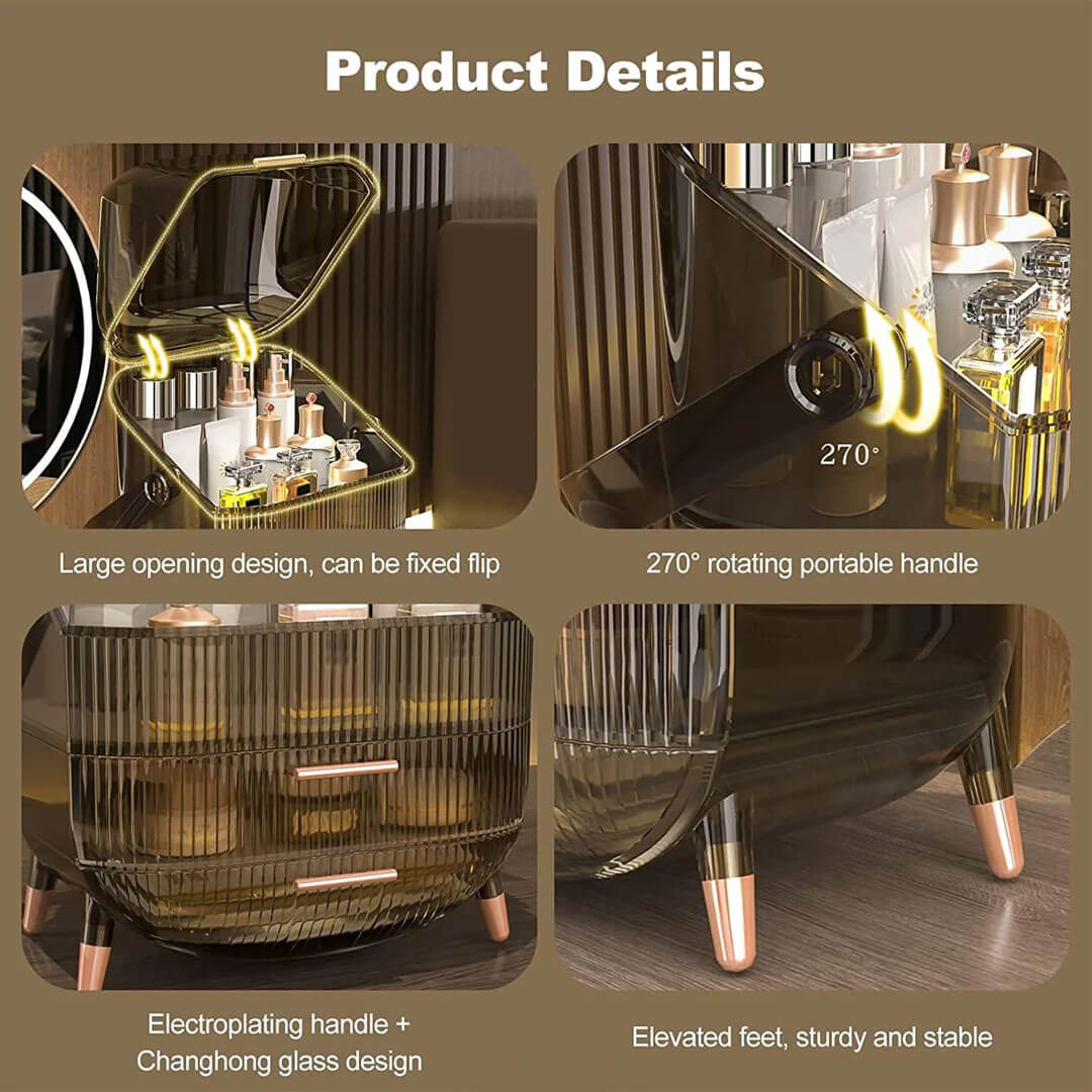 Transparent Cosmetic And Skincare Organizer