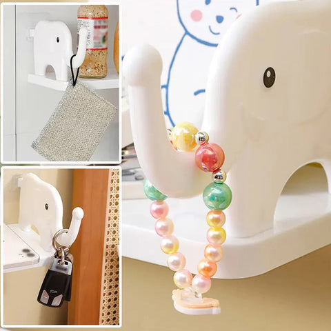 Wall Mounted Elephant Storage Rack