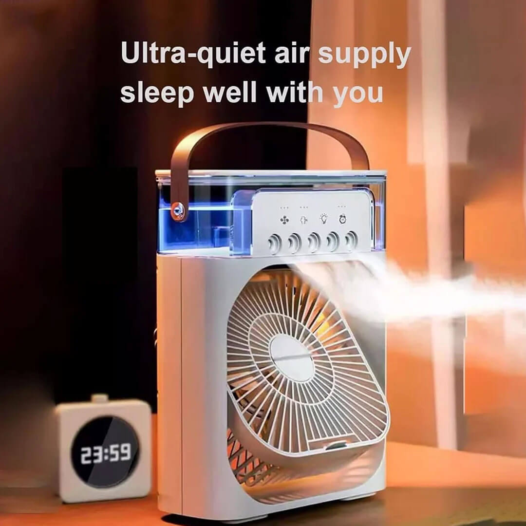 Portable Water Mist Fun Humidification Fan